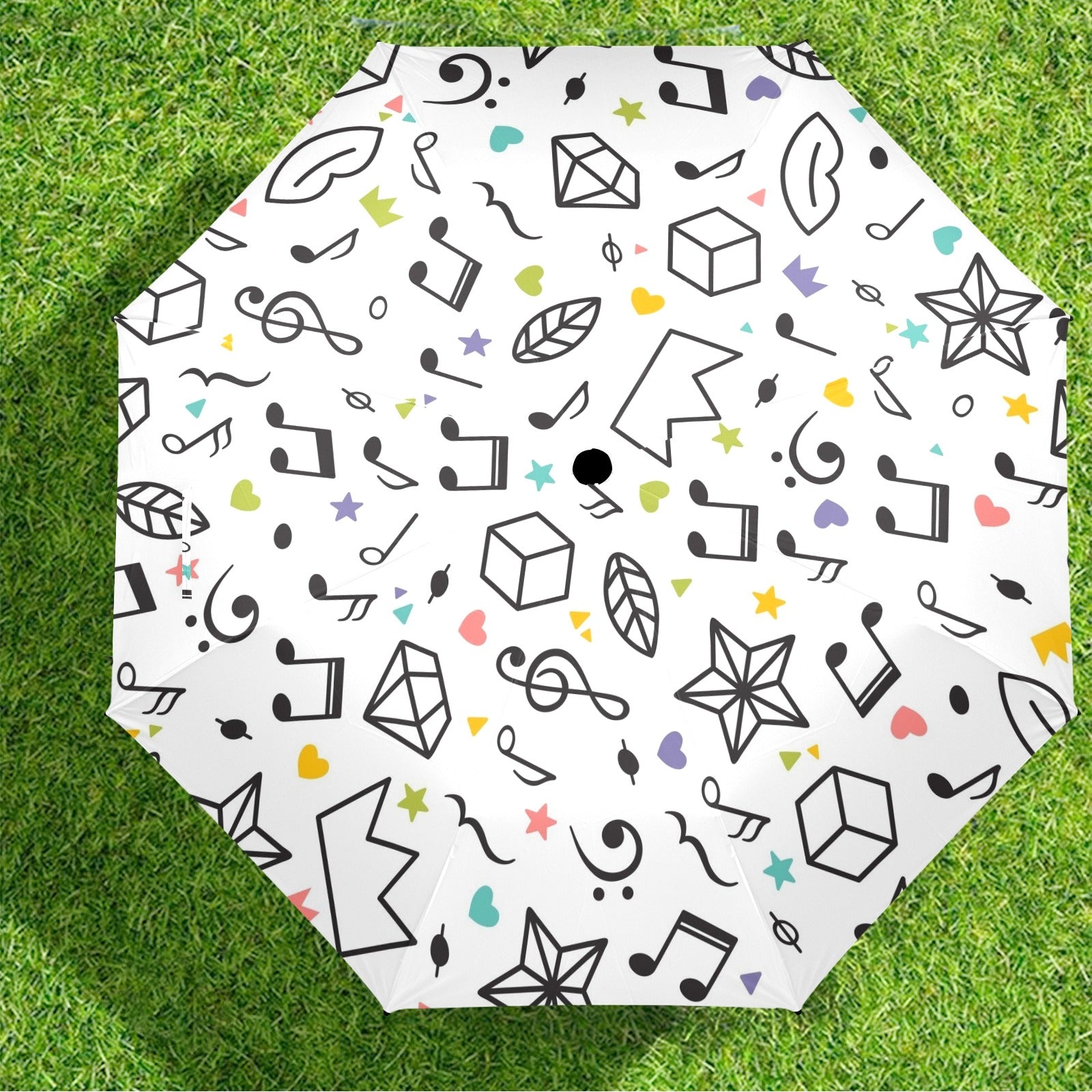 Music Time - Semi-Automatic Foldable Umbrella (Model U12) Semi-Automatic Foldable Umbrella (U12)