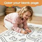 Around The Neighbourhood Colour Your Own Blanket 100×150cm