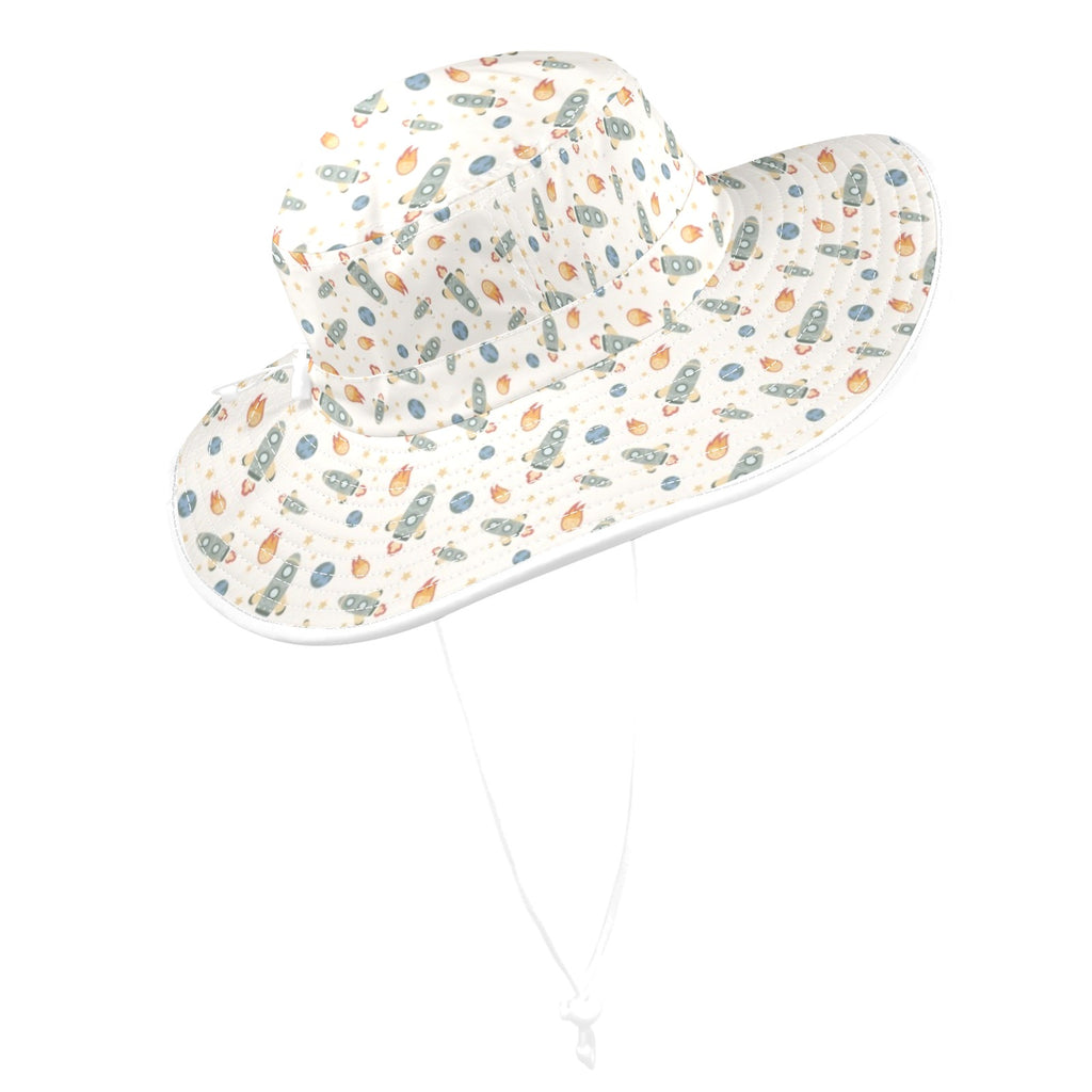 Rockets Wide Brim Bucket Hat Wide Brim Bucket Hat Printed Offshore Space