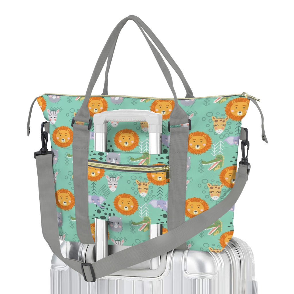 Safari Animals Duffle Bag-Simple (Model 1715) One Size Duffle Bag-Simple (1715)