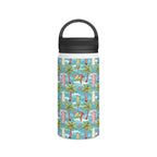Summer Surf Stainless Steel Water Bottle, Handle Lid Stainless Steel Water Bottle With Handle Lid Globally Fulfilled Summer Surf