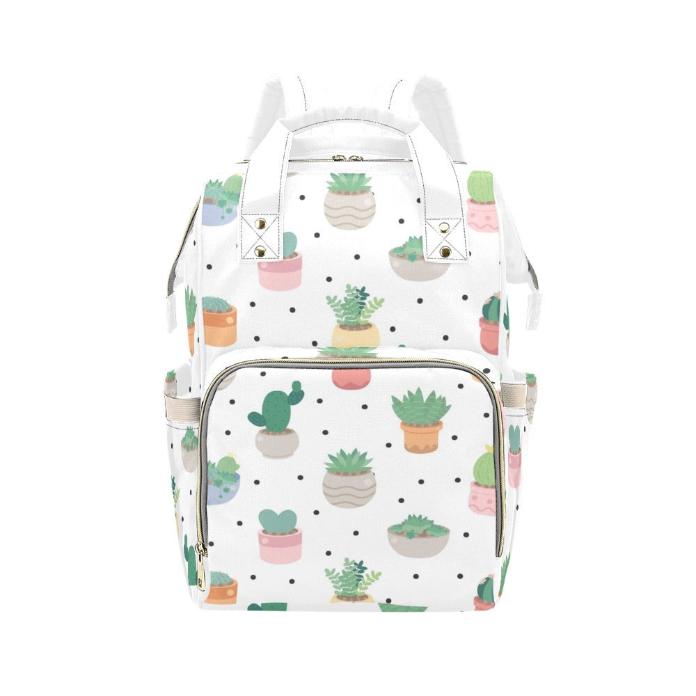 Cactus Love - Multi-Function Backpack, Nappy / Diaper Bag