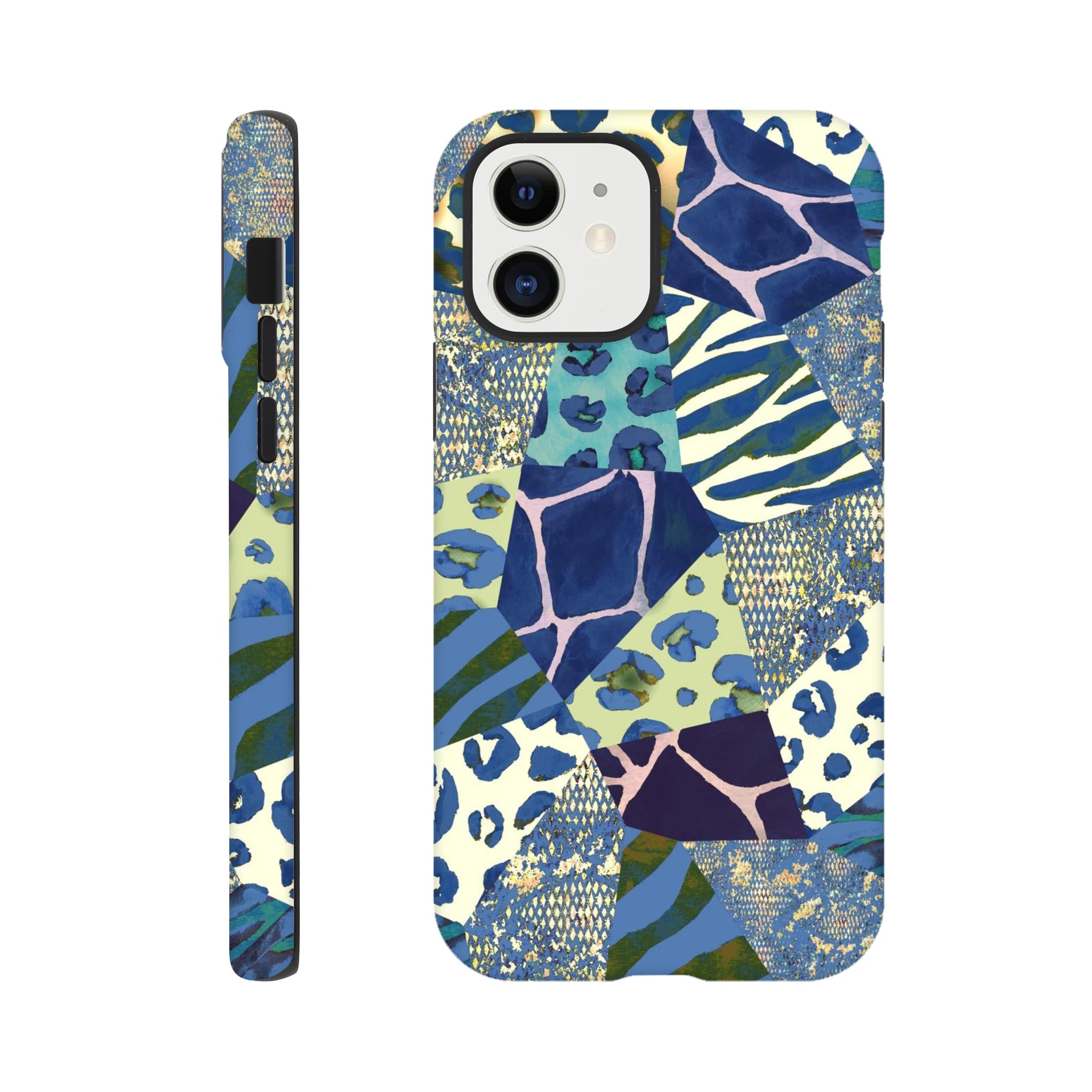 Animal Mosaic - Apple iPhone Tough case iPhone 12 iPhone Tough Case animal Globally Fulfilled