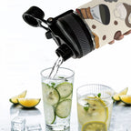 All The Coffee - Insulated Water Bottle with Dual-Use Lid (18oz) Insulated Water Bottle with Dual-Use Lid (18oz) Coffee Printed Offshore