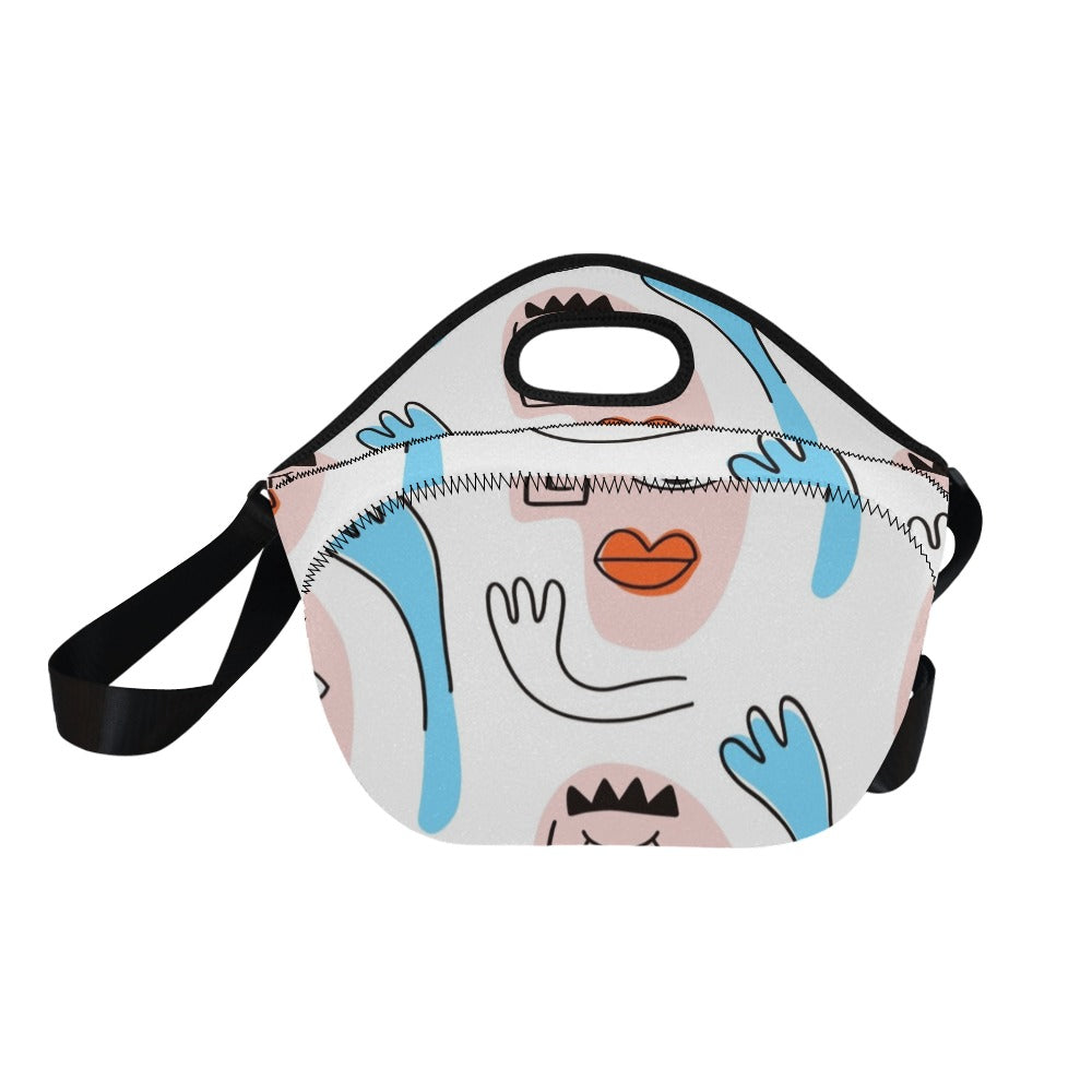 Faces - Neoprene Lunch Bag Neoprene Lunch Bag Printed Offshore