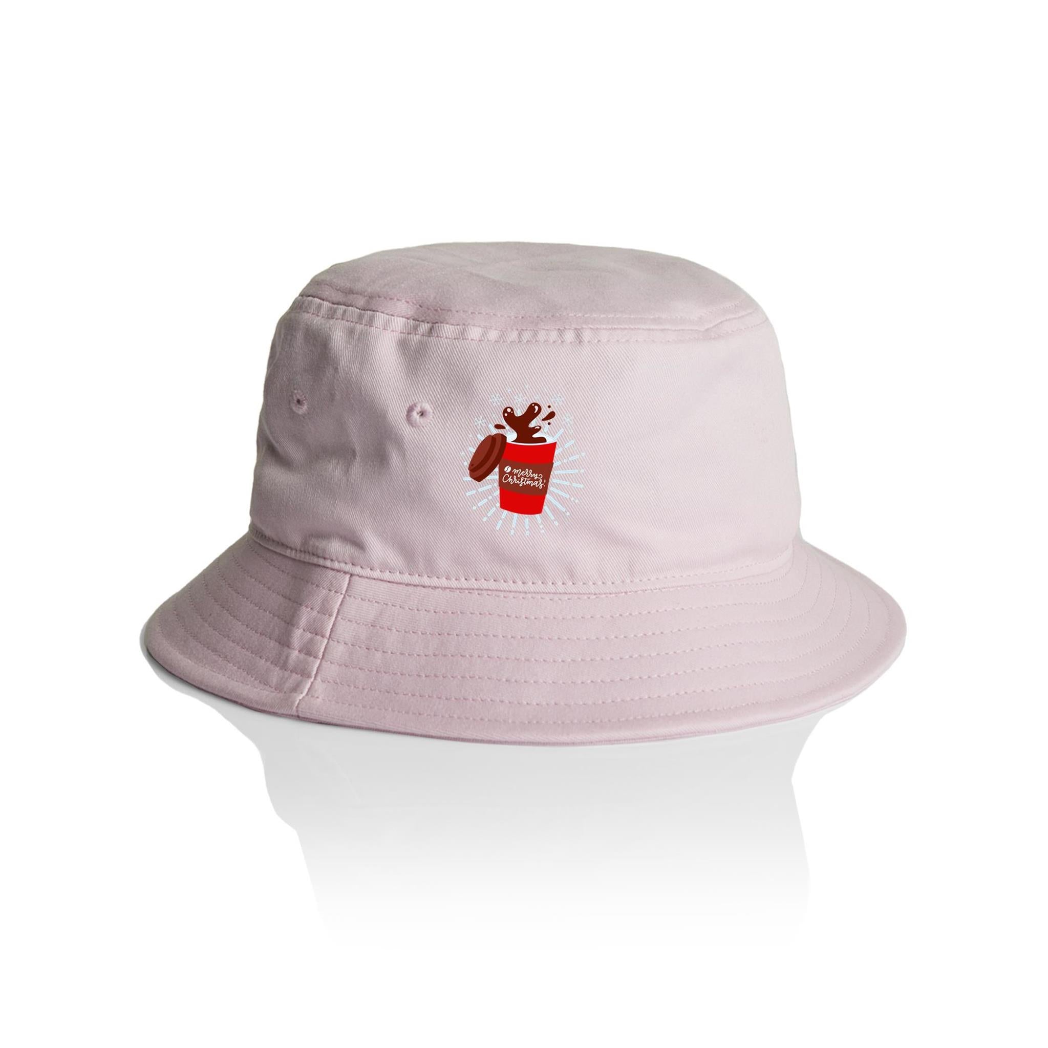 Christmas Coffee - Christmas AS Colour Bucket Hat Orchid One Size Christmas Bucket Hat Christmas Printed In Australia