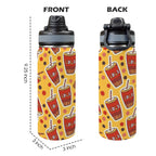 Cola - Insulated Water Bottle with Dual-Use Lid (18oz) Insulated Water Bottle with Dual-Use Lid (18oz) Food Printed Offshore
