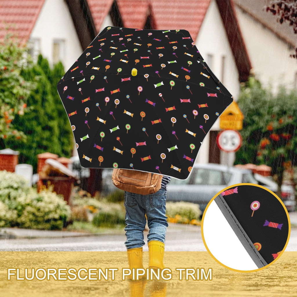 Candy Kids Safe Round Corner Umbrella Kids Safe Round Corner Umbrella Food Printed Offshore