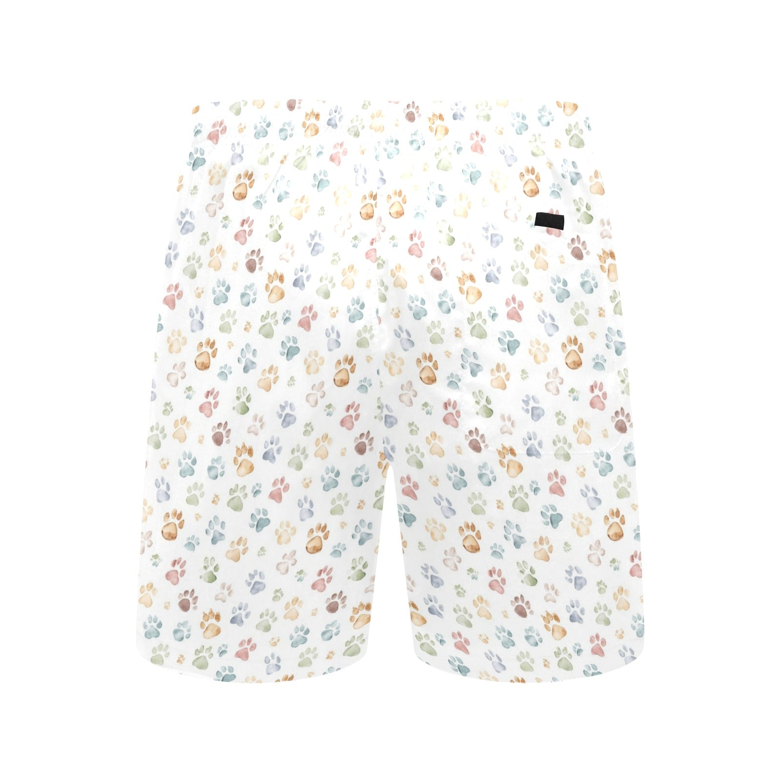 Paw Print Men's Mid-Length Beach Shorts Men's Mid-Length Beach Shorts animal Printed Offshore