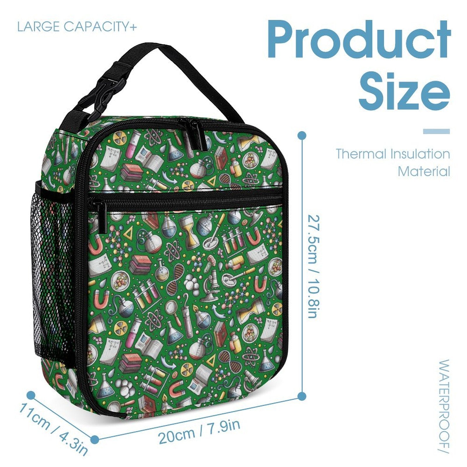 Science Love Backpack, Lunch Bag & Pencil Case Set