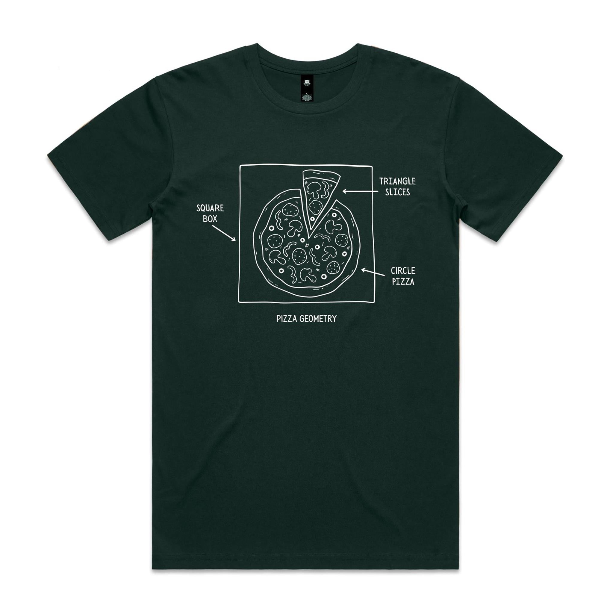Pizza Geometry Men's AS Colour T-shirt