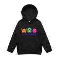 Little Monster - Kids Hoodie Black Kids Hoodie Printed In Australia