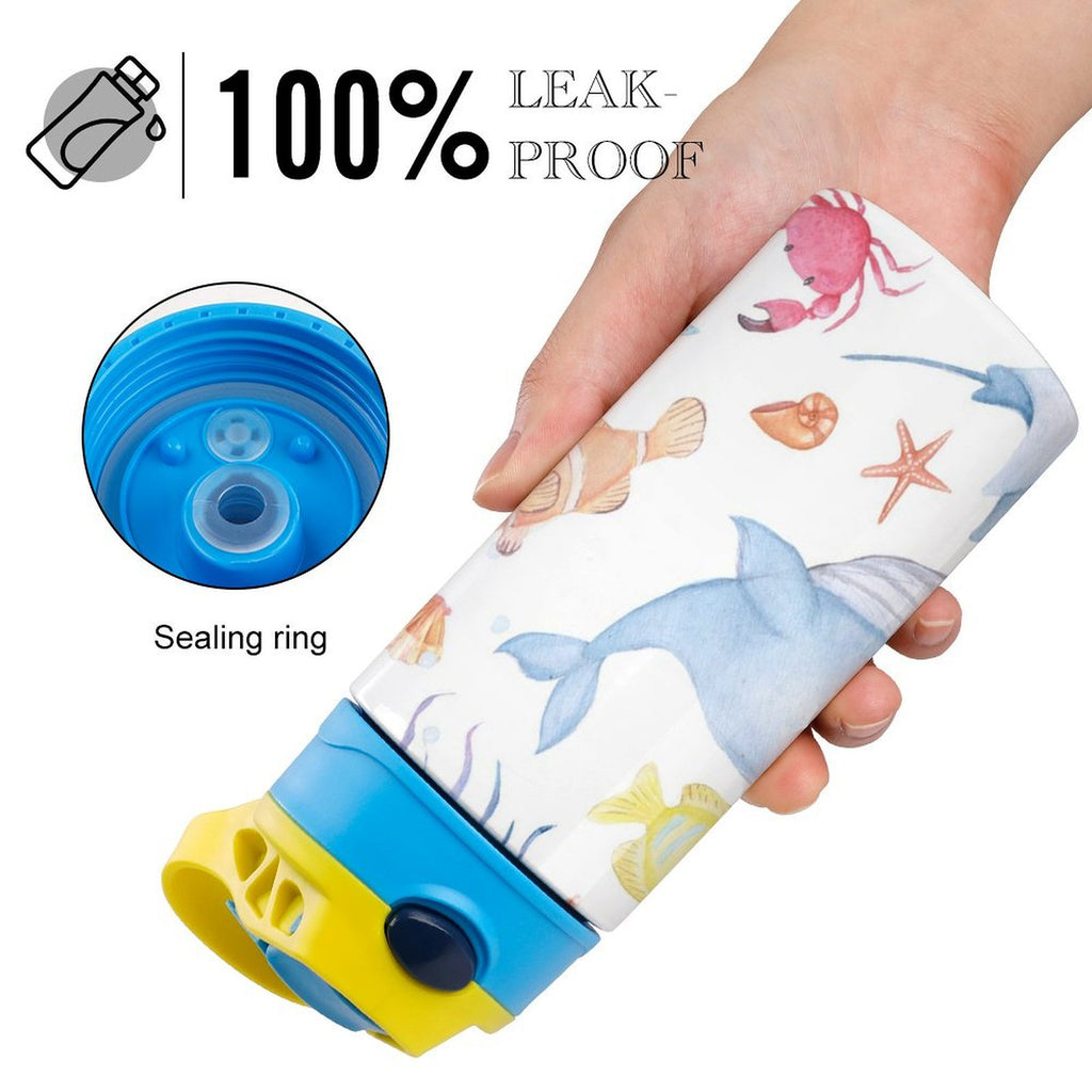 Under The Sea - Little Kids Water Bottle Little Kids Water Bottle animal Ocean Printed Offshore