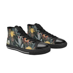 Australian Native Flowers - Men's High Top Canvas Shoes