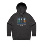 Test Tubes, Just Looking For A Reaction Women's AS Colour Hoodie Coal Womens Hoodie Printed In Australia Science