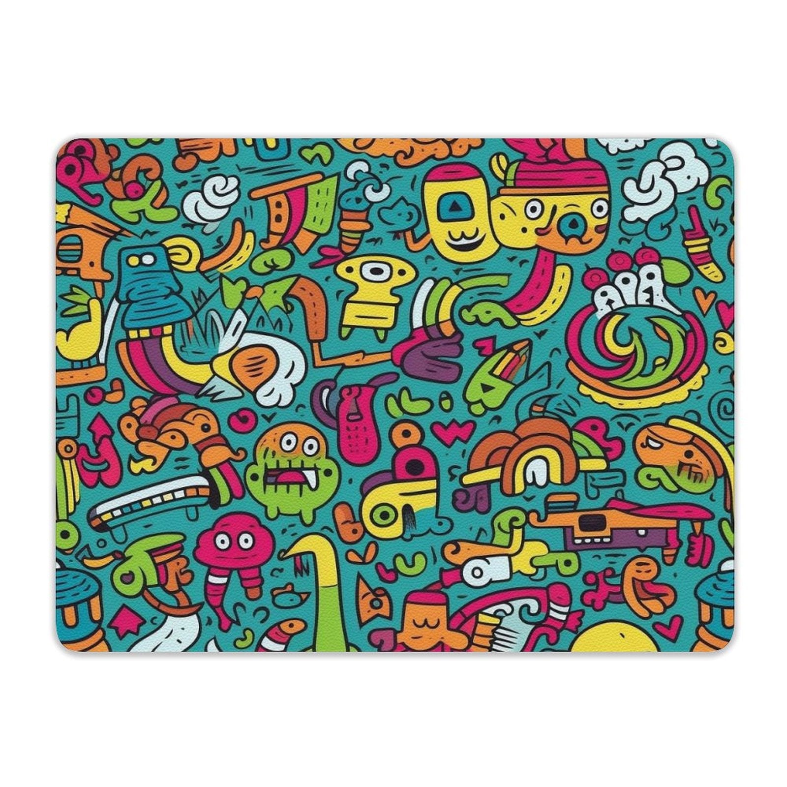 Crazy Creatures Leather Mouse Pad Leather Mouse Pad Printed Offshore Sci Fi