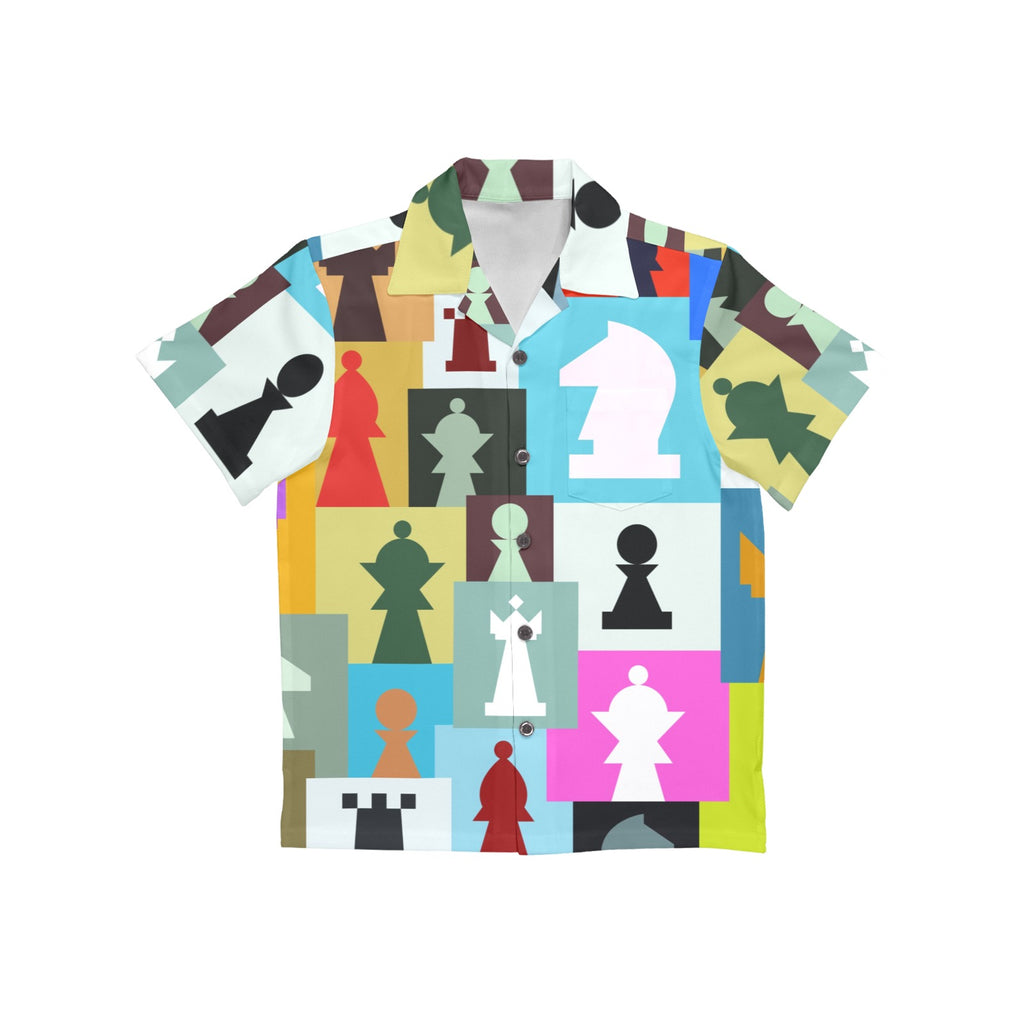 Colourful Chess - Junior Kids Hawaiian Shirt