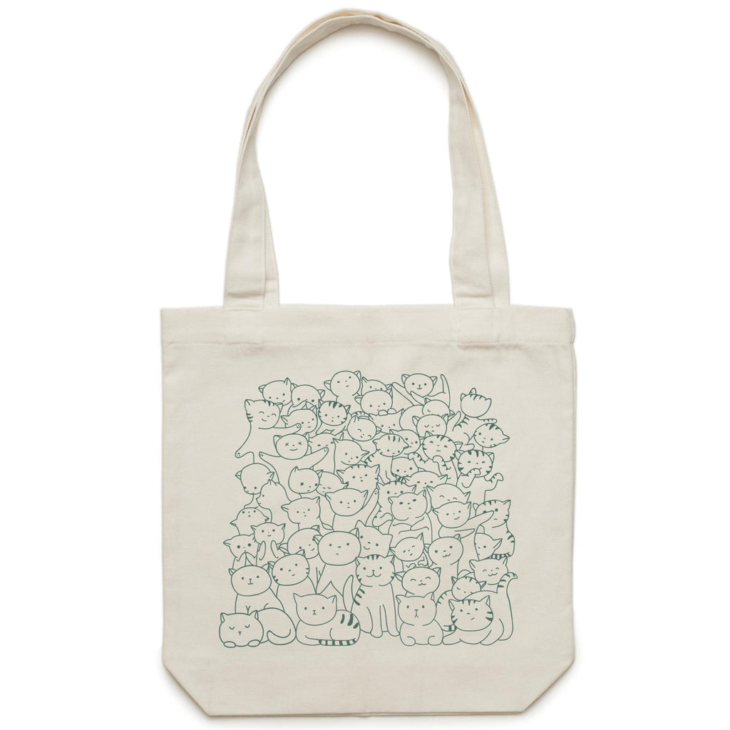 Lots And Lots Of Cats - Canvas Tote Bag