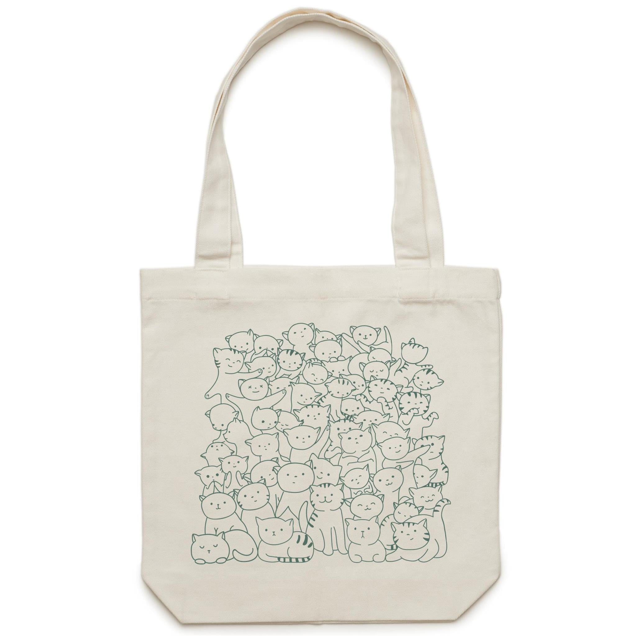 Lots And Lots Of Cats - Canvas Tote Bag