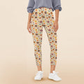 Abstract Floral Women's High Waist Pockets Yoga Leggings