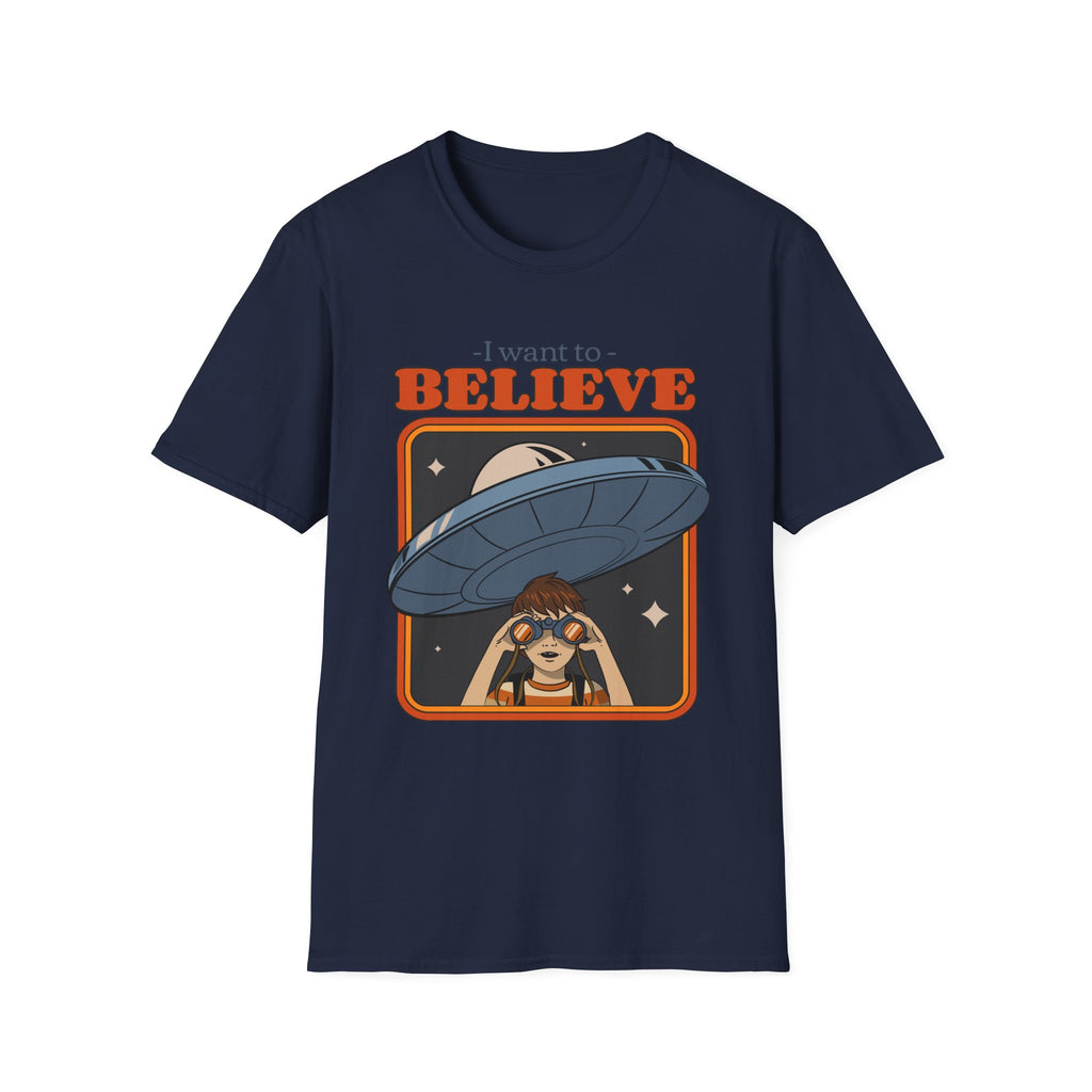 I Want To Believe, UFO - Unisex Softstyle T-Shirt