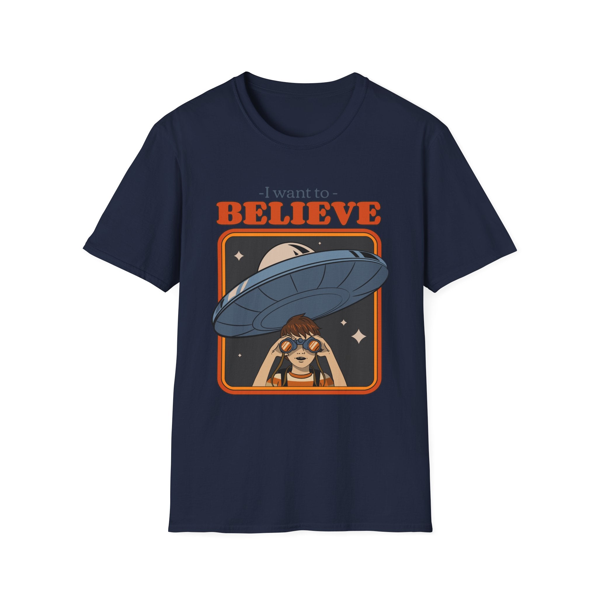 I Want To Believe, UFO - Unisex Softstyle T-Shirt