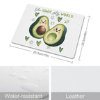 Avocado, You Guac My World Leather Mouse Pad Leather Mouse Pad Food Printed Offshore