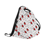 Ladybugs Neoprene Lunch Bag/Large (Model 1669) Neoprene Lunch Bag animal Printed Offshore