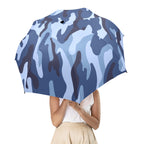 Blue Camouflage - Semi-Automatic Foldable Umbrella (Model U12) Semi-Automatic Foldable Umbrella (U12)