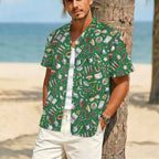 Science Love Men's Crinkle Hawaiian Shirt