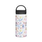 Under The Sea, Ocean Animals Stainless Steel Water Bottle, Handle Lid Stainless Steel Water Bottle With Handle Lid Globally Fulfilled Ocean