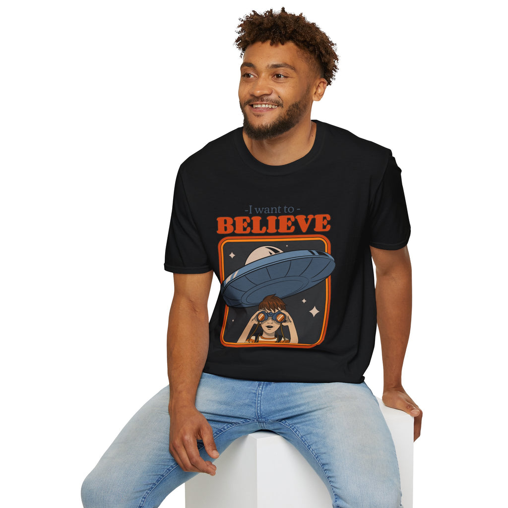 I Want To Believe, UFO - Unisex Softstyle T-Shirt