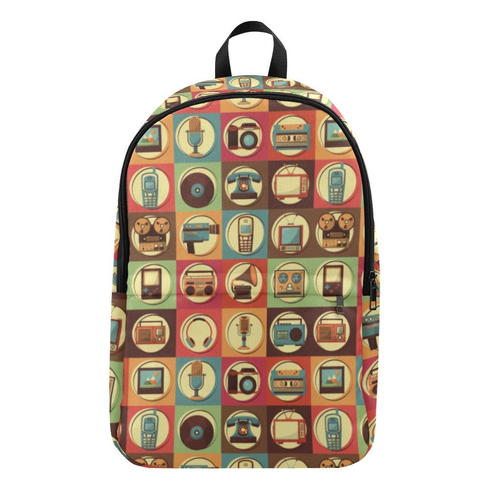 Retro Life - Fabric Backpack