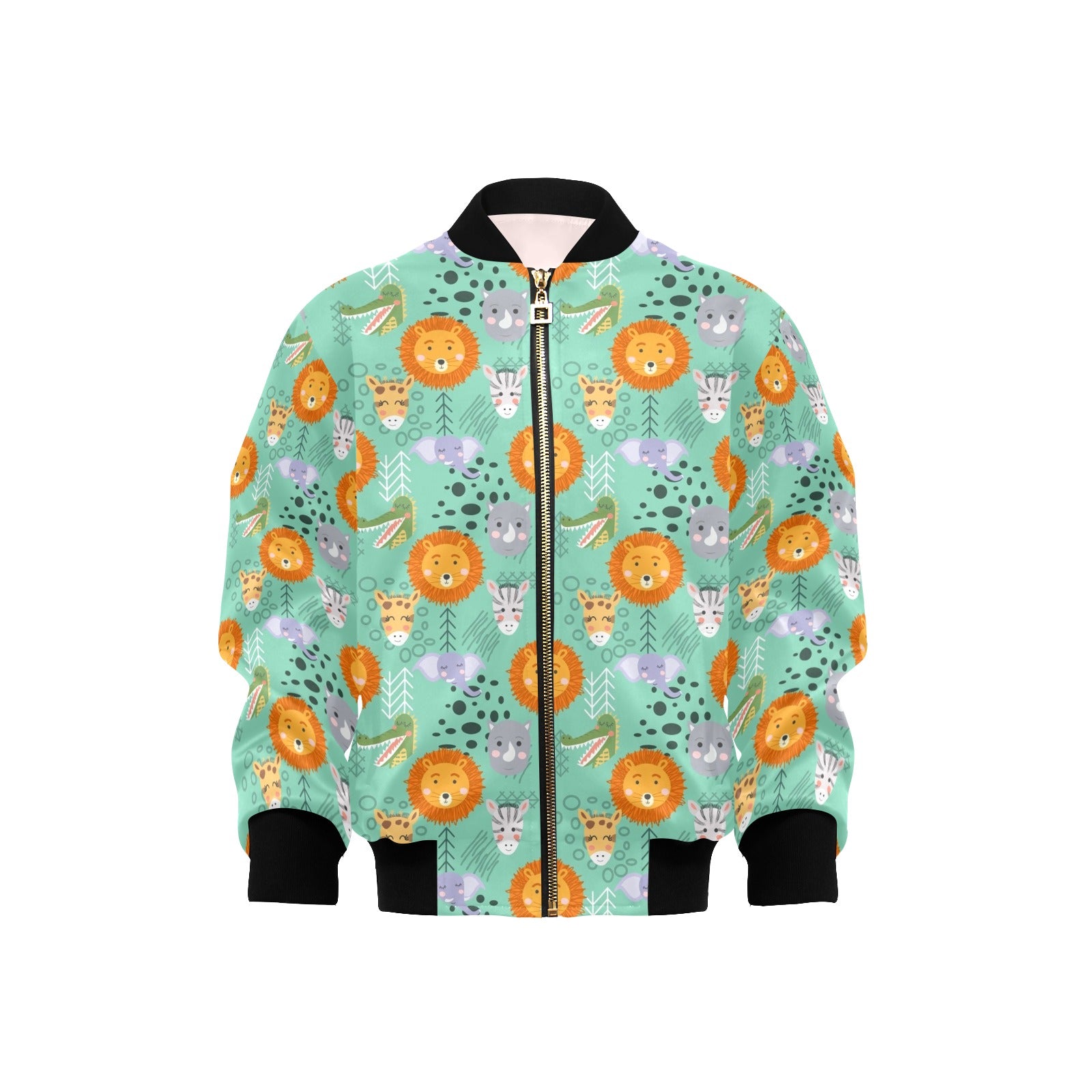 Safari Animals Kids Bomber Jacket