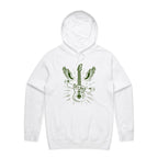 Guitar, Let's Rock - Mens Hoodie White Mens Hoodie Music Printed In Australia