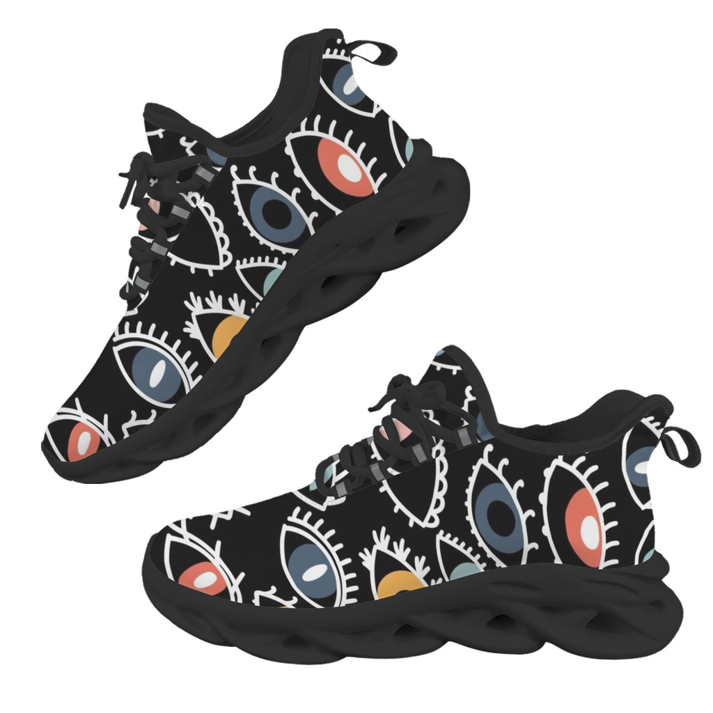 Eyes On Black Women's Twisted Sole Sneakers
