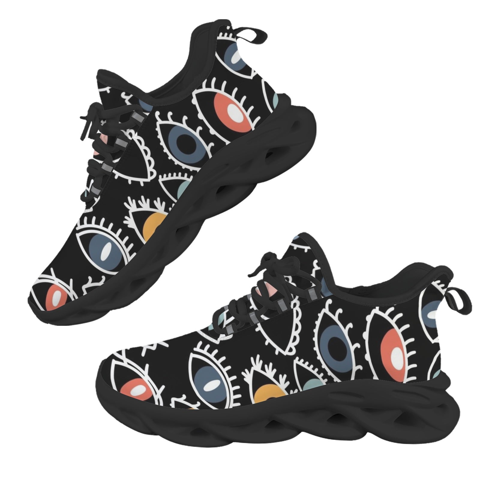 Eyes On Black Women's Twisted Sole Sneakers