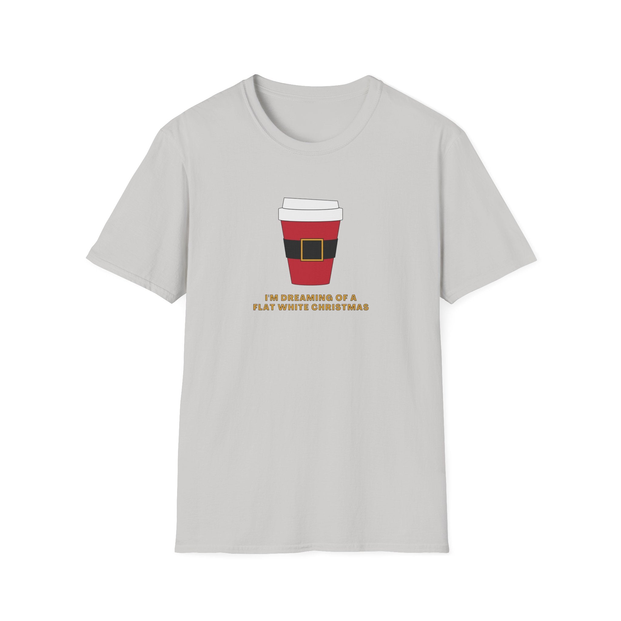 I'm Dreaming Of A Flat White Christmas - Unisex Softstyle T-Shirt