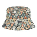 Diamond Cats Kids Bucket Hat black Kids Bucket Hat animal Printed Offshore