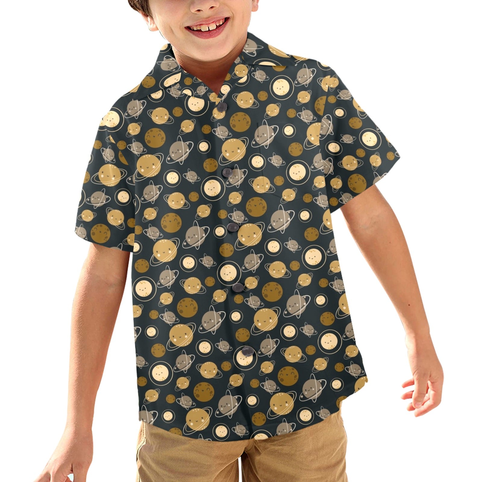 Planets Junior Kids Hawaiian Shirt