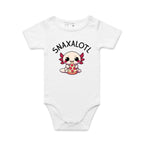 Snaxalotl, Axolotl Pizza - Baby Bodysuit