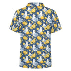 Lemon Seagull Kids Youth Short Sleeve Button Up Shirt