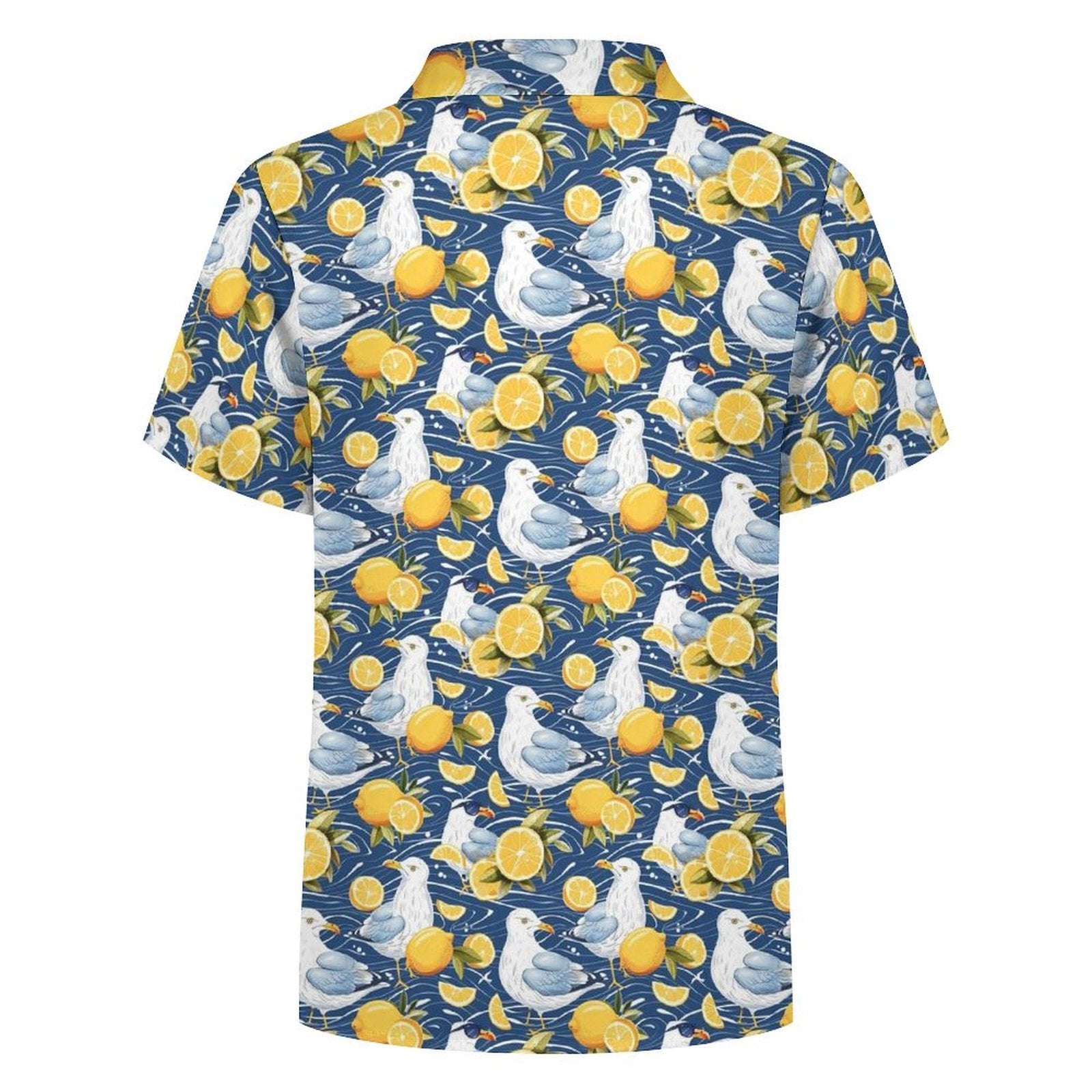 Lemon Seagull Kids Youth Short Sleeve Button Up Shirt