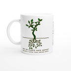 Personalised - Square Roots - White 11oz Ceramic Mug White 11oz Ceramic Mug - Personalised 11oz Mug customise Globally Fulfilled Maths personalise Plants Science