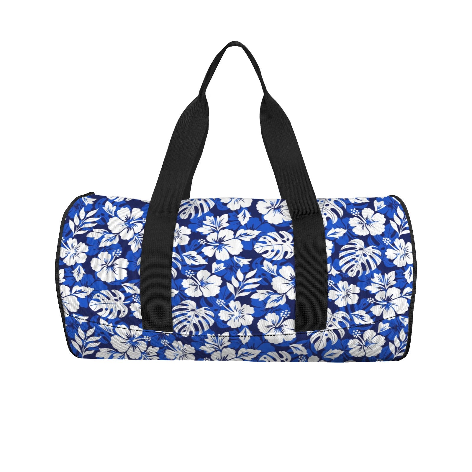Blue Hawaiian Floral Duffle Bag Duffle Bag Printed Offshore