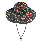 Quavers, Music Notes Wide Brim Bucket Hat Wide Brim Bucket Hat Music Printed Offshore