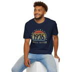 Turning 50, Vintage 1976 Unisex Softstyle T-Shirt Unisex Adult T-shirt Australian Printer Birthday Retro