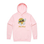 Fast Food - Mens Hoodie Pink Mens Hoodie Food Printed In Australia