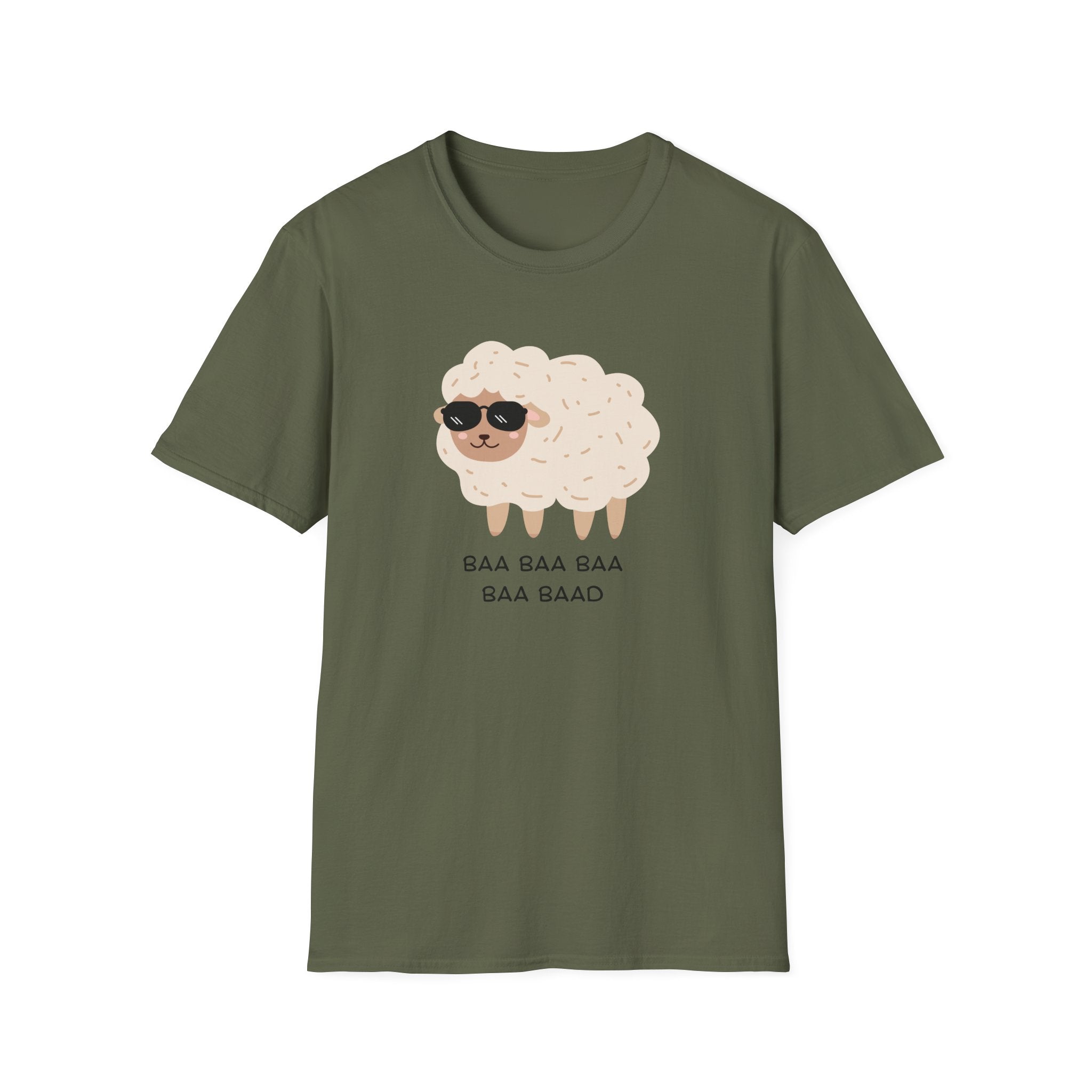 Sheep, Baa Baa Baa Baa Baad - Unisex Softstyle T-Shirt