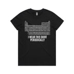 I Wear This Shirt Periodically Periodic Table Women's AS Colour T-shirt